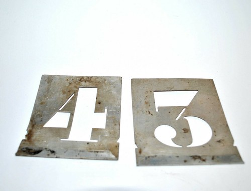 Pochoirs anciens chiffres - anciens, 3