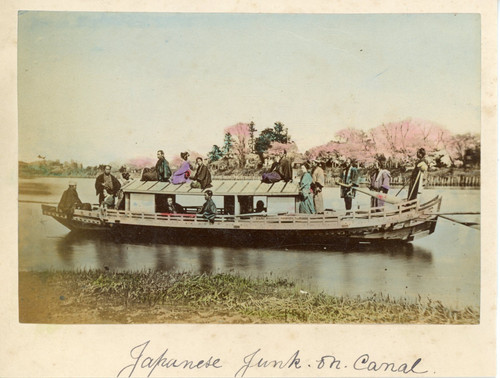 Japon japan jonque sur - japon,, un