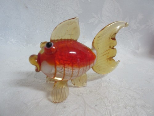 Vintage hand blown art glass - hand,