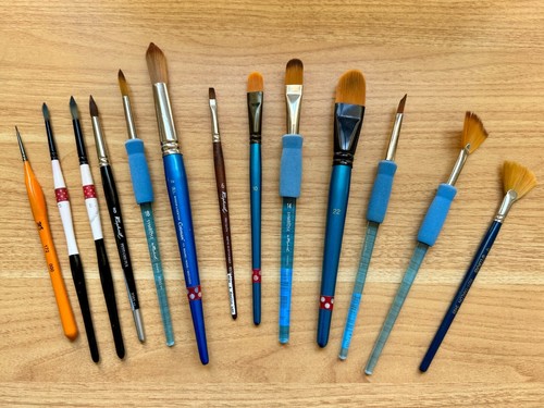 Lot pinceaux aquarelle - de,