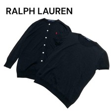 Rare Ralph Lauren Cotton Knit Horse Logo Ensemble M Japan