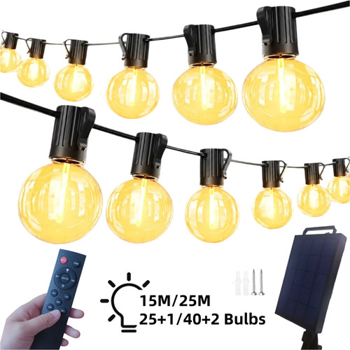 Guirlande lumineuse solaire - guirlande,