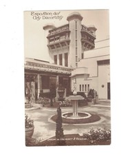 SE2388   EXPOSITION DES ART DECORATIF, ARCHITECTURE  ART DECO JARDIN DE VACHEROT