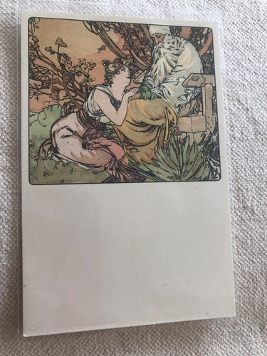 Cpa art nouveau 1900 mucha - ,