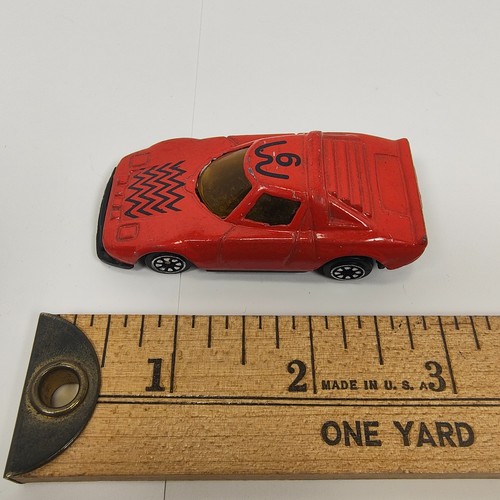 Red die cast metal - die-cast, lancia