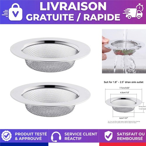 Filtre évier cuisine inox - filtre,