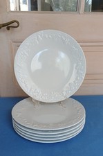 6 Grandes Assiettes Plates