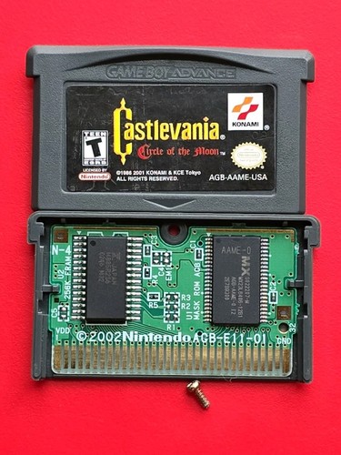 Castlevania circle the - circle, of