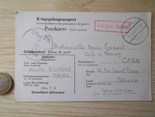 12 mars 1941 Oflag V-A Weinsberg correspondance lettre prisonnier officier 2 ww