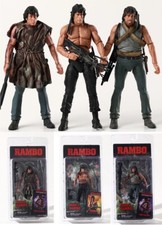 Figurines JOHN RAMBO (3 modèles) NECA film Cinéma Sylvester Stallone movie