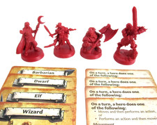 HeroQuest: 4x HERO Minis &