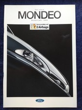 Ford Mondeo CLX, GLX, Ghia, tournament brochure 8.1993