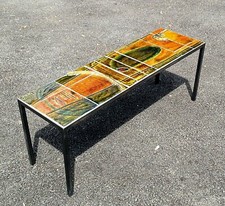 Rare table basse en céramique