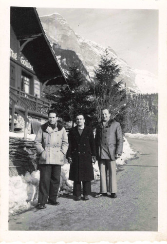 Ancienne photographie trio - photographie,