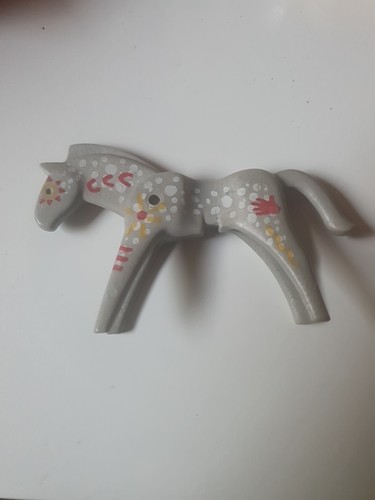 Cheval indien gris western - cheval,