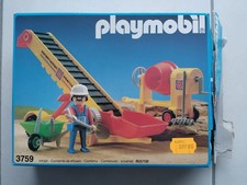 3759 Playmobil vintage construction site: belt conveyor / concrete mixer (box V.1)
