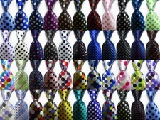 New ClassicTies Polka Dot JACQUARD WOVEN 100% Silk Men's Tie Necktie