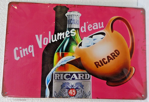 Plaque metal vintage - plaque, 20x30