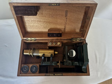 Microscope ancien laiton XIXe