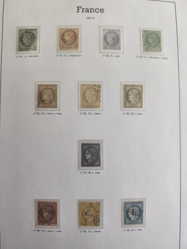 Album timbre france type - timbre,