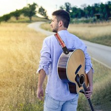 Sangle de guitare réglable colorée, accessoires de remplacement pour Ukulele