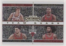2019 Contenders Team Quads Zach LaVine Lauri Markkanen Coby White #5 Rookie RC
