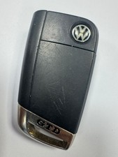 VOLKSWAGEN 3 BUTTON REMOTE FLIP KEY FOB GOLF GTD TESTED, LOOK 5G0 959 752 BA