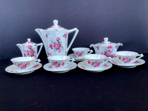 Service café porcelaine - service, en