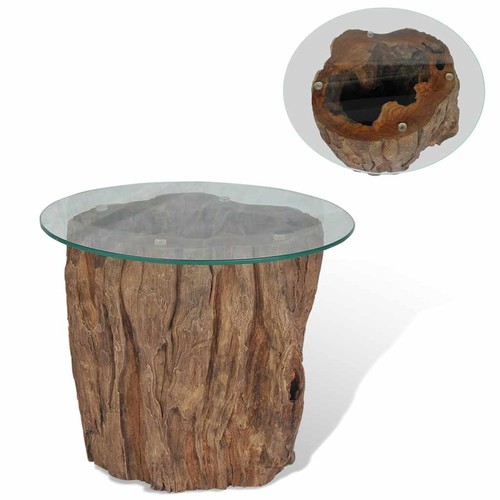 Teck table basse 50x40cm - teck,