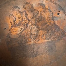 Ancienne Plaque De Gravure En