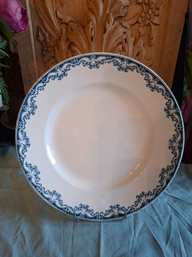 Plat longwy decor marqué mais - decor,