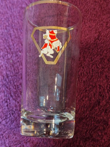 Rare verre émaillé brasserie - verre,