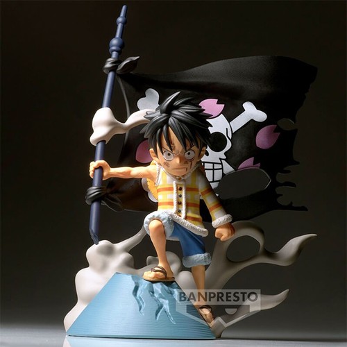 Figurine monkey luffy one - d.,
