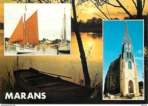 Carte postale marans - 17,