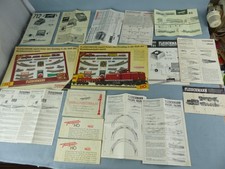 Lot de brochures et notices FLEISCHMANN décors réseau train électrique Ho