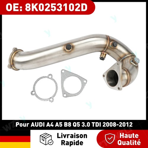 Downpipe dpf inox pour audi - inox,