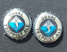 2 Trappist Beer Capsules ORVAL Belgium
