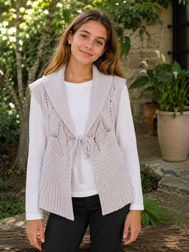 Gilet fille jean bourget - bourget, 12