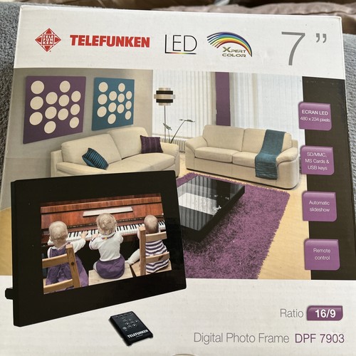 Cadre photo numérique led - cadre,