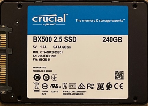 Crucial bx500 240 interne - bx500, go,