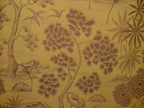Tissu rideau jacquard arbre - jacquard,