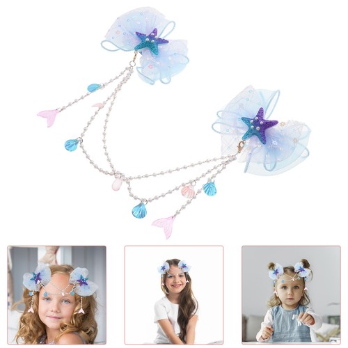 Pinces cheveux sirène - ,