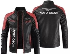 MOTO GUZZI BLACK LEATHER