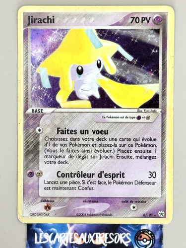 Carte pokémon jirachi 101 - pokémon, 8/101