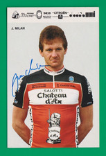 CYCLISME carte cycliste JURCO MILAN équipe CHATEAU D'AX SALOTTI Signée