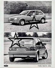 1989 Ford Fiesta XR2i Mk 3 Original Vintage twin Press Photo brochure F609 NYW