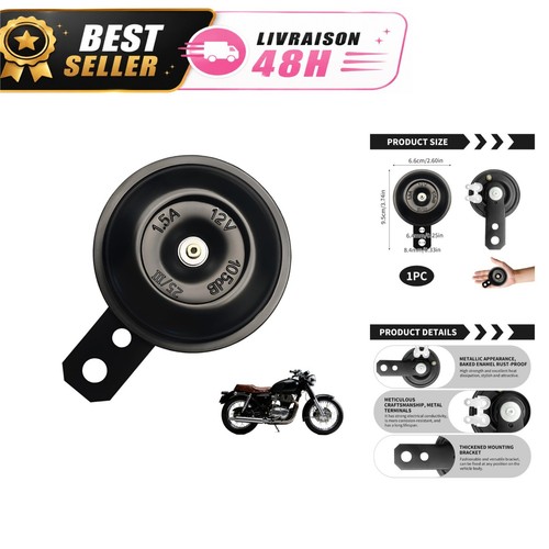 Klaxon moto 12v avertisseur - moto,