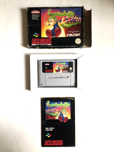 Lemmings super nintendo snes - super,