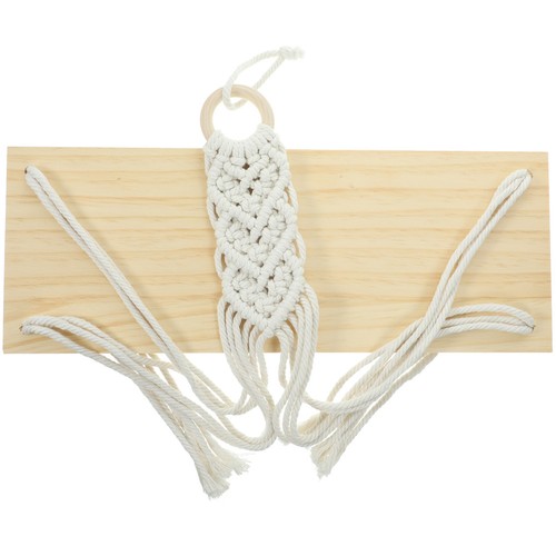 Stylish beige macrame wall - stylish,