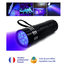 Lampe de poche à UV 9 LED